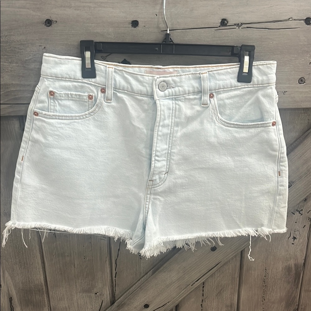 Women's Light Blue Denim Shorts